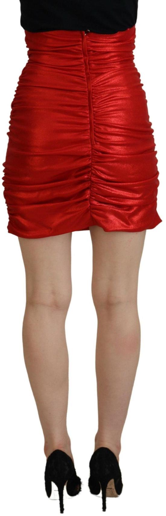 26FW 돌체앤가바나 숏 스커트 9069616824606 RED - DOLCE & GABBANA