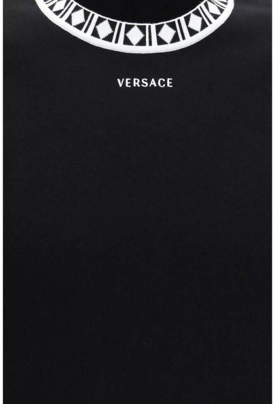 25FW 베르사체 탑 15796582940958 BLACK - VERSACE