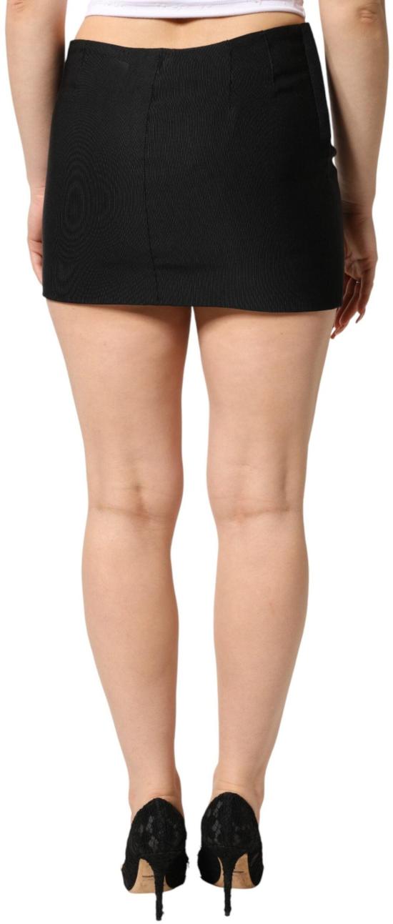 26FW 돌체앤가바나 숏 스커트 9938242175262 BLACK - DOLCE & GABBANA