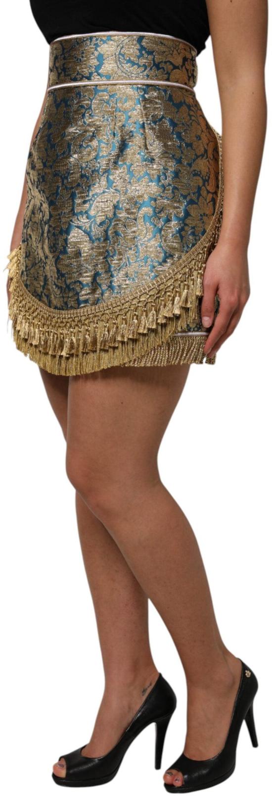 26FW 돌체앤가바나 숏 스커트 49921453785374 BLUE - DOLCE & GABBANA