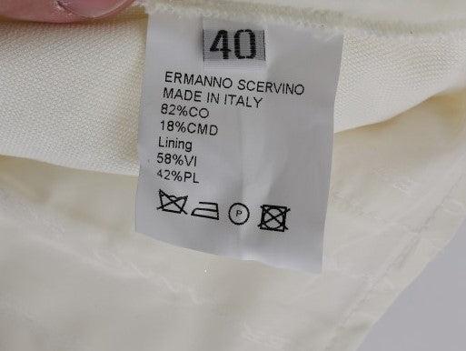 26FW 에르마노 설비노 팬츠 49772238504222 WHITE - ERMANNO SCERVINO