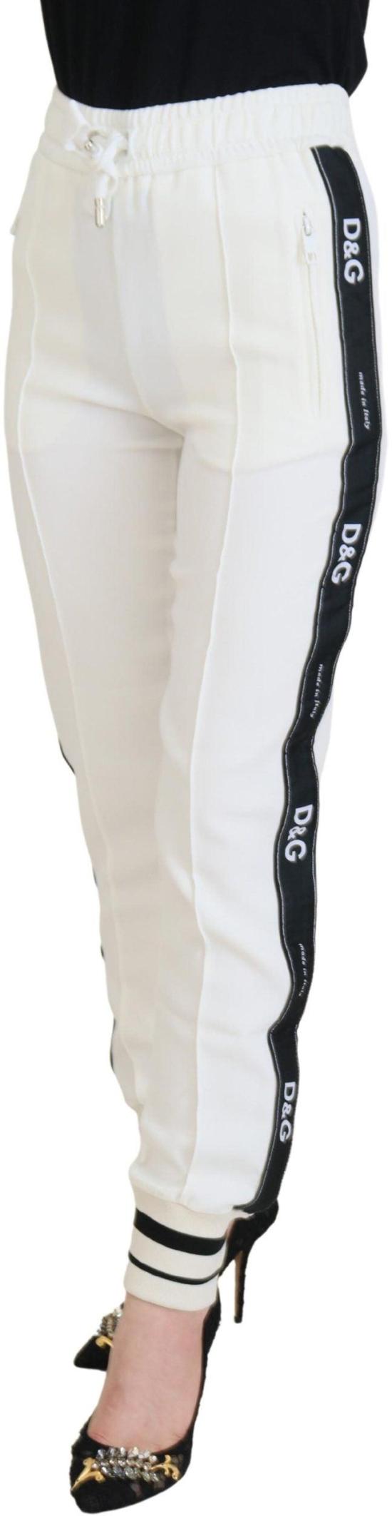 26FW 돌체앤가바나 트레이닝/조거 팬츠 9665014661406 WHITE - DOLCE & GABBANA