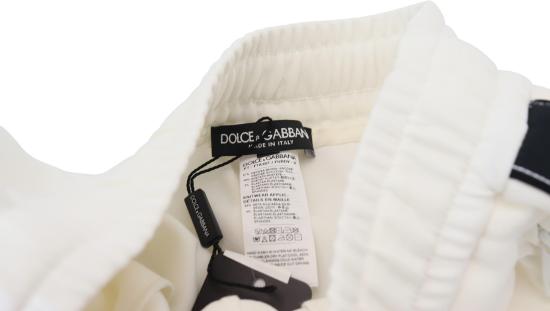 26FW 돌체앤가바나 트레이닝/조거 팬츠 9665014661406 WHITE - DOLCE & GABBANA