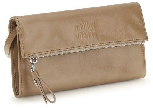 25FW 미우미우 클러치/파우치 15802699514142 BEIGE - MIU MIU