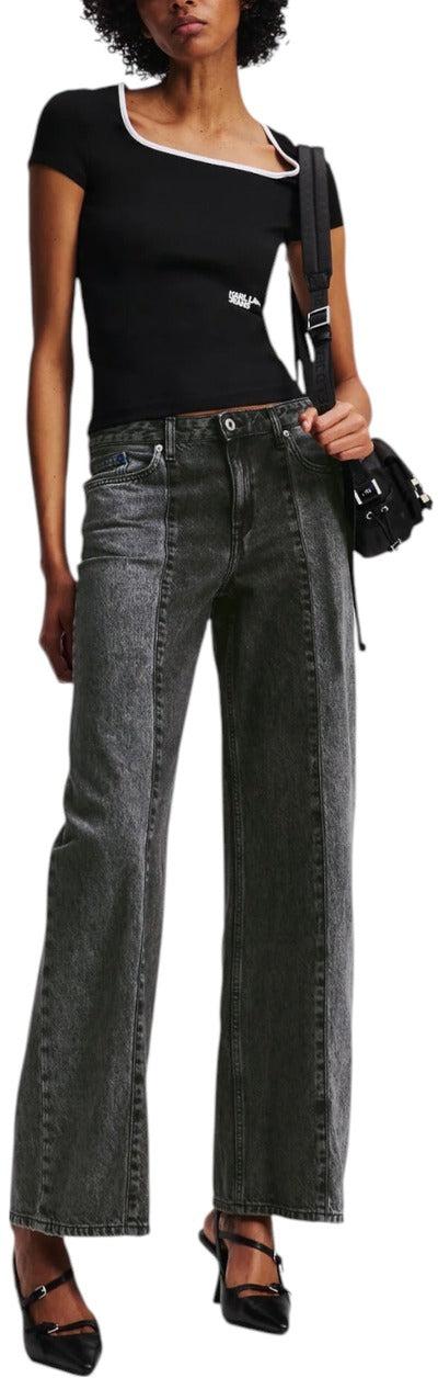 26FW Karl Lagerfeld Jeans 스트레이트 팬츠 50103644946718 BLACK - OTHER BRANDS