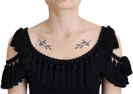 26FW 돌체앤가바나 탑 49456673849630 BLACK - DOLCE & GABBANA