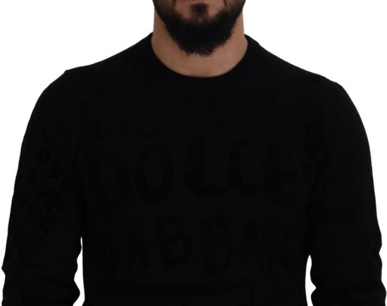 26FW 돌체앤가바나 니트웨어 47987653116190 BLACK - DOLCE & GABBANA