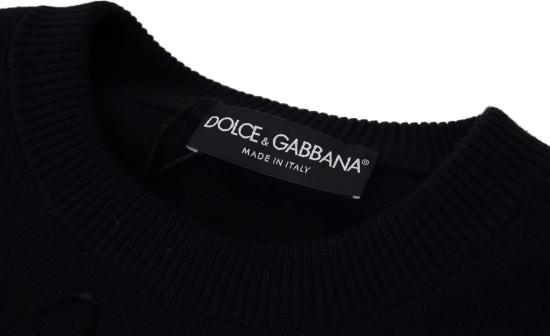26FW 돌체앤가바나 니트웨어 47987653116190 BLACK - DOLCE & GABBANA
