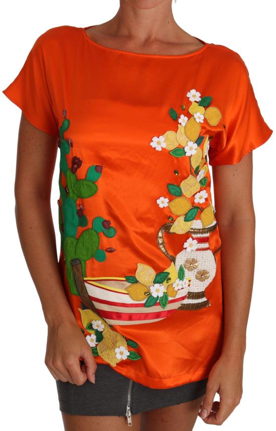 26FW 돌체앤가바나 탑 49456595140894 ORANGE - DOLCE & GABBANA