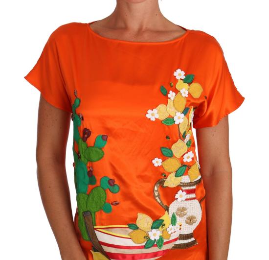 26FW 돌체앤가바나 탑 49456595140894 ORANGE - DOLCE & GABBANA