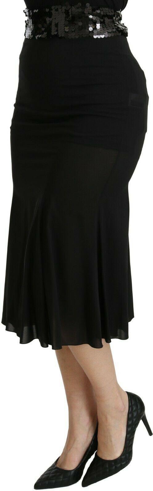 26FW 돌체앤가바나 미디 스커트 47949879935262 BLACK - DOLCE & GABBANA