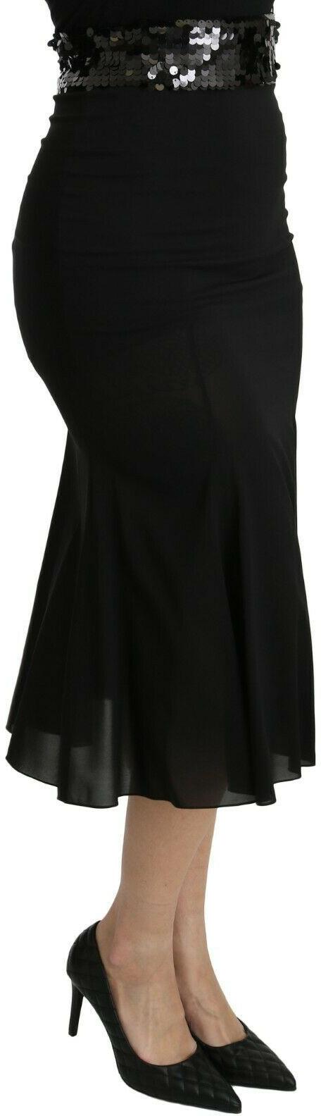 26FW 돌체앤가바나 미디 스커트 47949879935262 BLACK - DOLCE & GABBANA