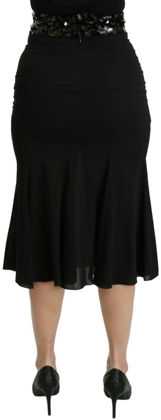 26FW 돌체앤가바나 미디 스커트 47949879935262 BLACK - DOLCE & GABBANA
