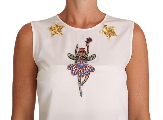 26FW 돌체앤가바나 민소매 티셔츠 50244432789790 WHITE - DOLCE & GABBANA