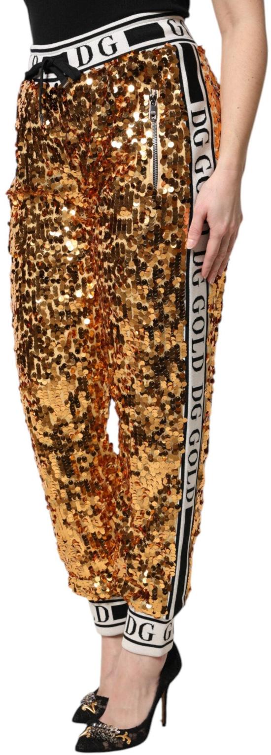 26FW 돌체앤가바나 트레이닝/조거 팬츠 49779293618462 GOLD - DOLCE & GABBANA