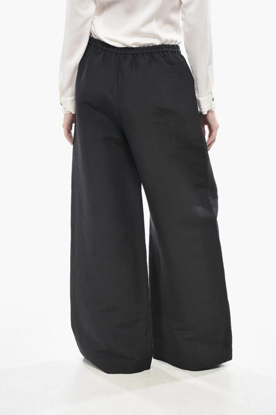  더로우 스트레이트 팬츠 8893W3952 BLK Black - THE ROW