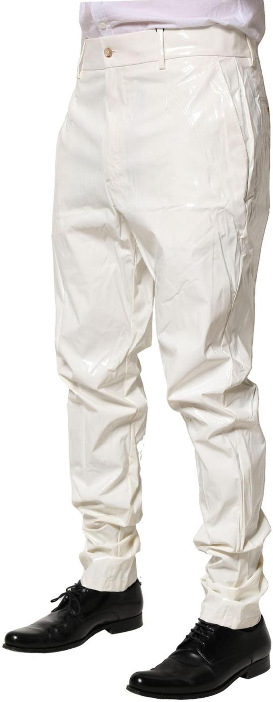 26FW 돌체앤가바나 치노 팬츠 49838162739486 WHITE - DOLCE & GABBANA