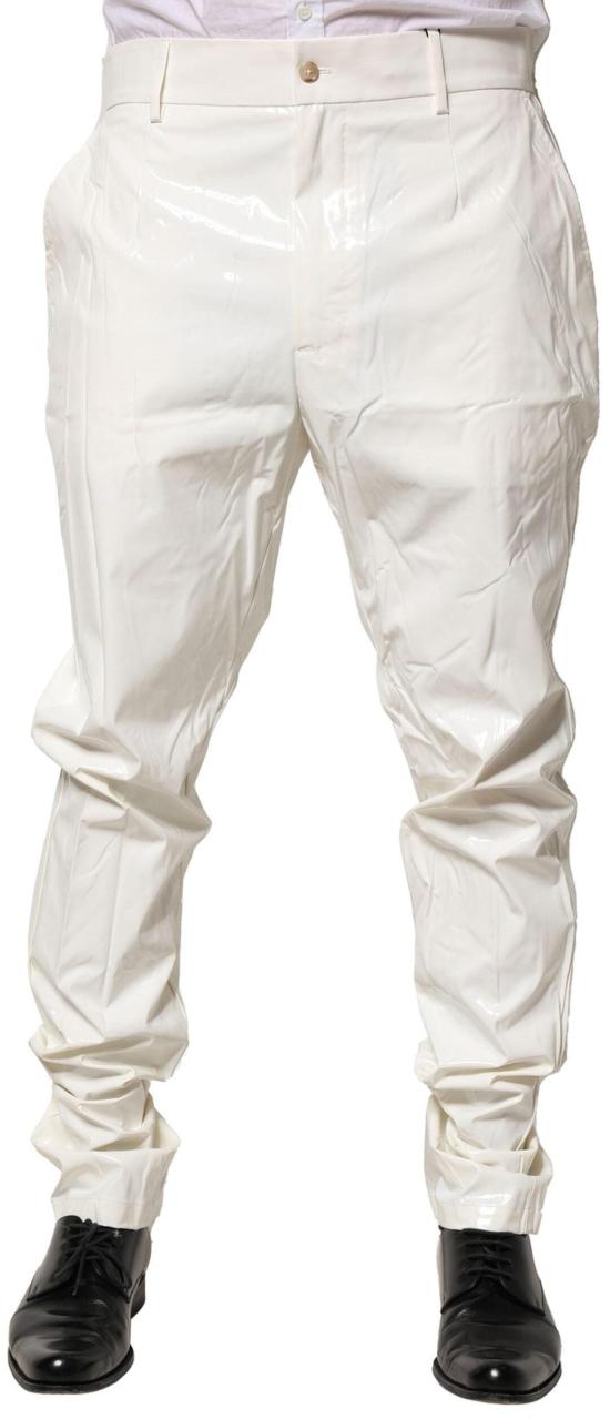 26FW 돌체앤가바나 치노 팬츠 49838162739486 WHITE - DOLCE & GABBANA