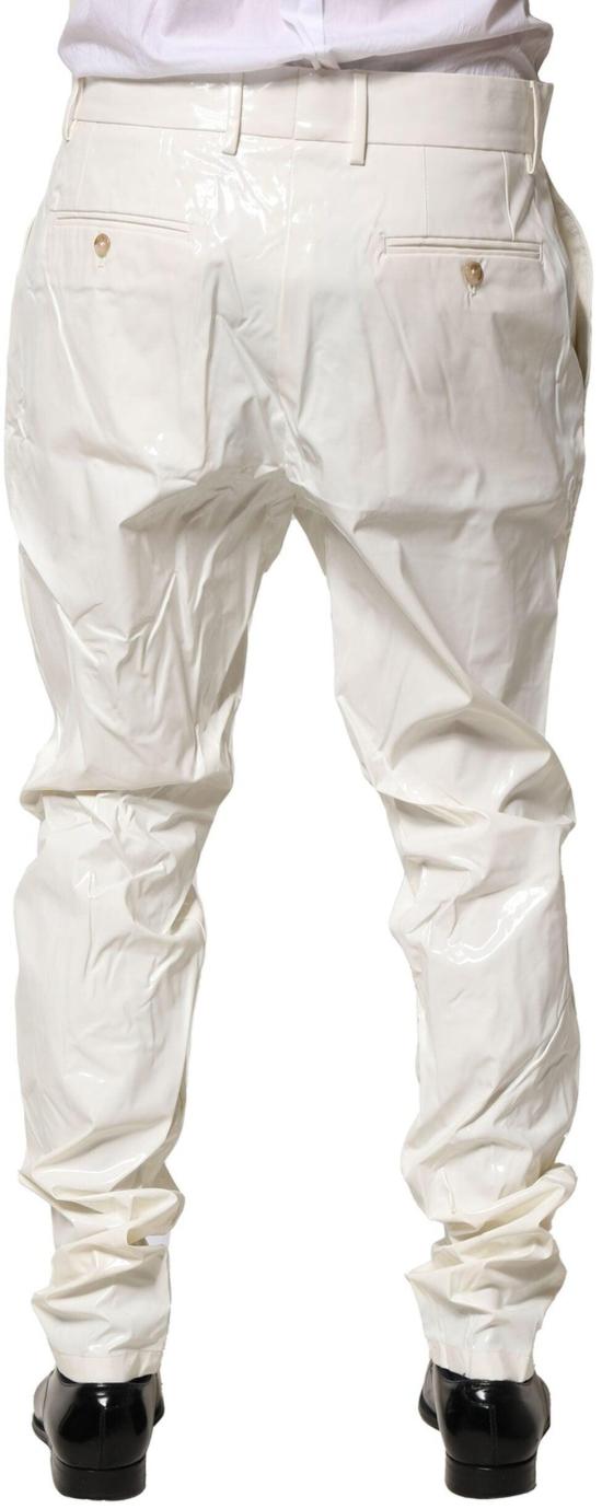 26FW 돌체앤가바나 치노 팬츠 49838162739486 WHITE - DOLCE & GABBANA