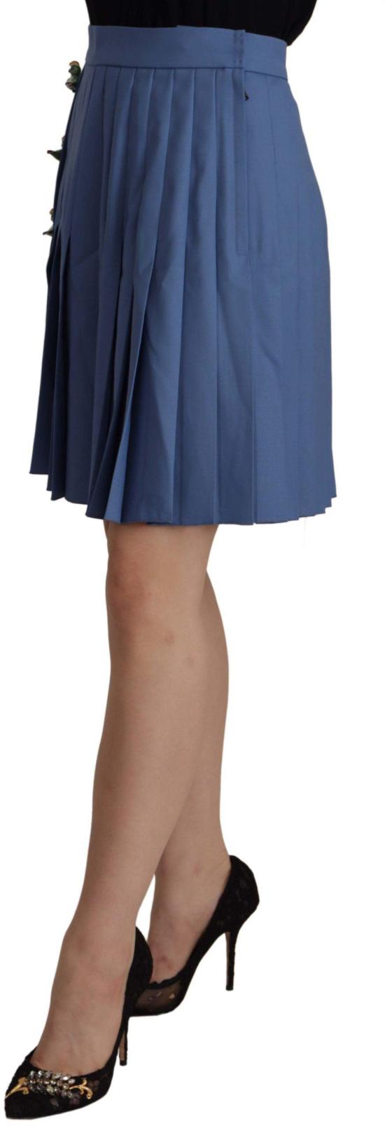 26FW 돌체앤가바나 숏 스커트 9069616398622 BLUE - DOLCE & GABBANA