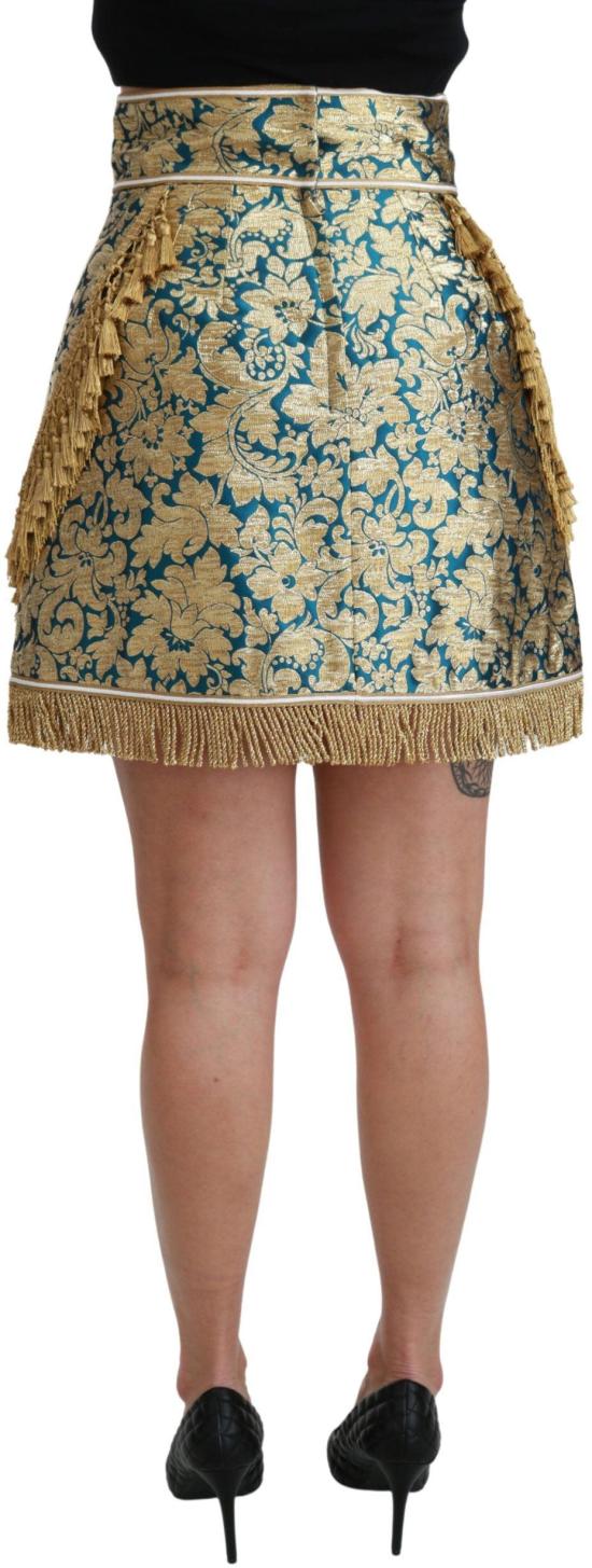 26FW 돌체앤가바나 숏 스커트 9069608993054 GOLD - DOLCE & GABBANA