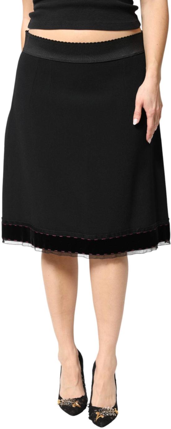 26FW 돌체앤가바나 미디 원피스 9950778425630 BLACK - DOLCE & GABBANA