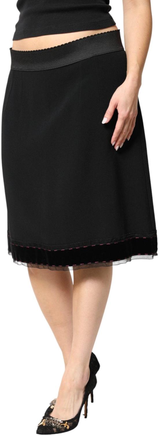 26FW 돌체앤가바나 미디 원피스 9950778425630 BLACK - DOLCE & GABBANA