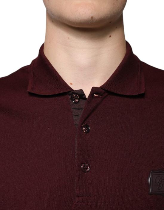 26FW 돌체앤가바나 탑 9721574359326 MAROON - DOLCE & GABBANA
