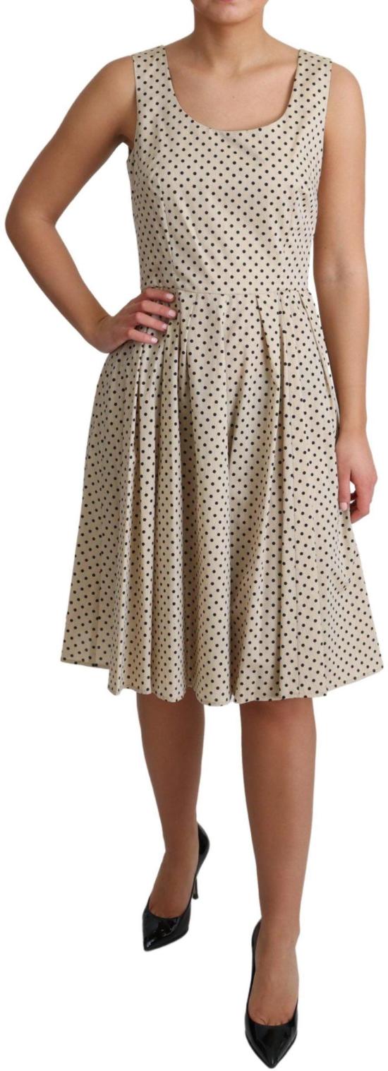 26FW 돌체앤가바나 미디 원피스 47949194854686 BEIGE - DOLCE & GABBANA