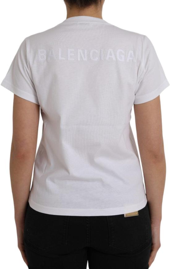 26FW 발렌시아가 탑 9665332642078 WHITE - BALENCIAGA