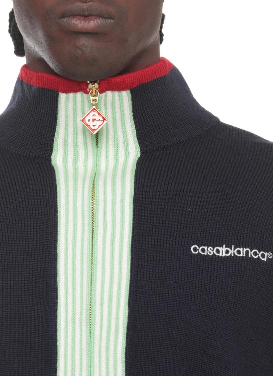 26FW 카사블랑카 코트 15803162951966 NAVY - CASABLANCA