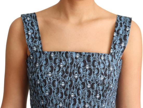 26FW 돌체앤가바나 미디 원피스 9069458784542 BLUE - DOLCE & GABBANA