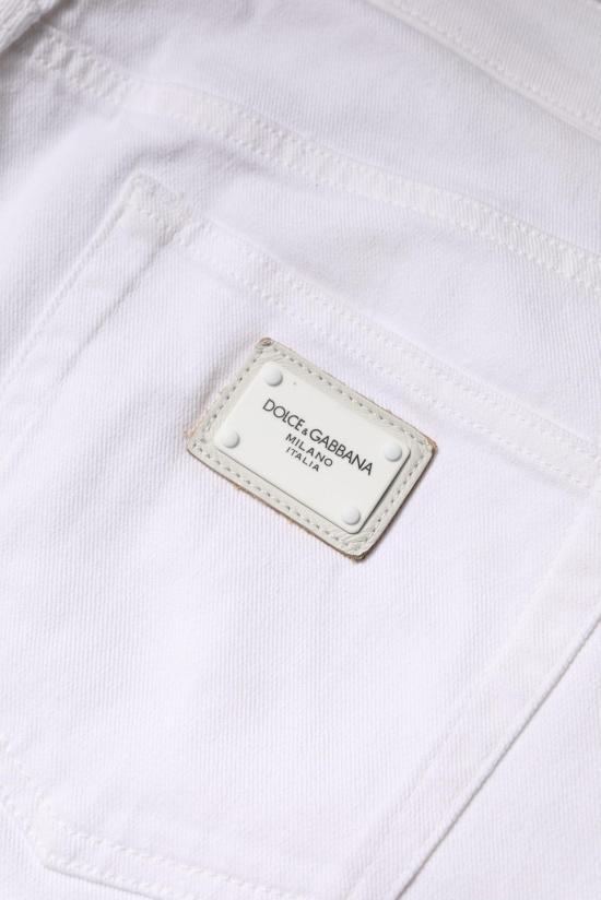 26FW 돌체앤가바나 데님 팬츠 9752481104158 WHITE - DOLCE & GABBANA