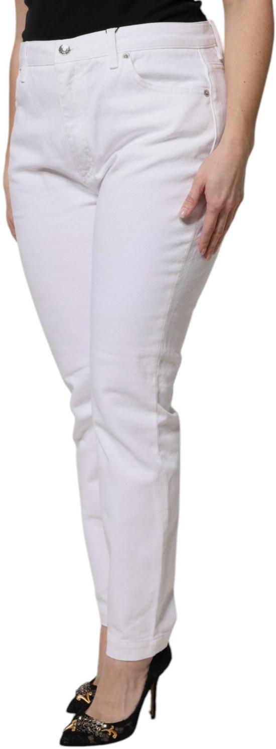 26FW 돌체앤가바나 데님 팬츠 9752481104158 WHITE - DOLCE & GABBANA