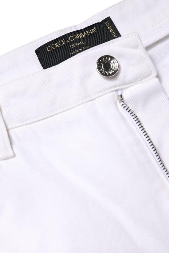 26FW 돌체앤가바나 데님 팬츠 9752481104158 WHITE - DOLCE & GABBANA