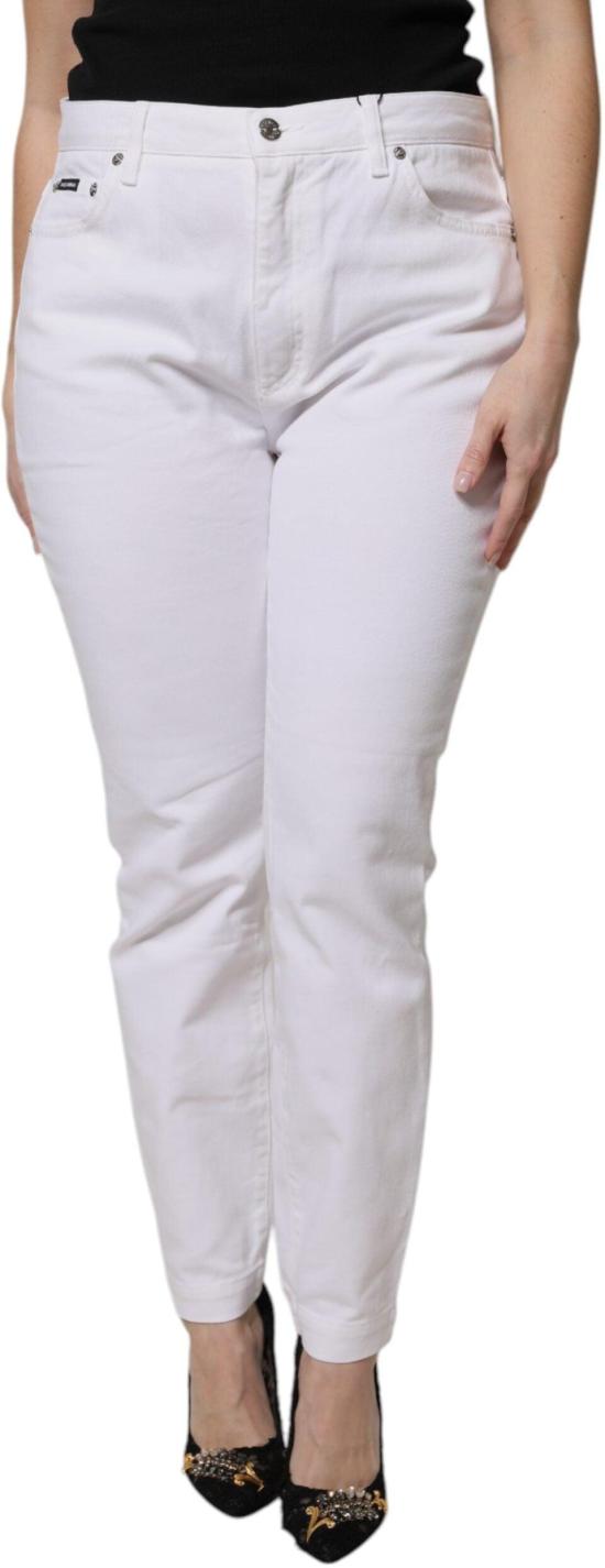 26FW 돌체앤가바나 데님 팬츠 9752481104158 WHITE - DOLCE & GABBANA