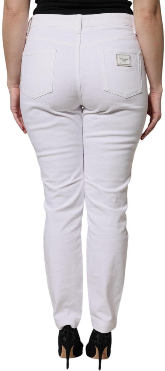 26FW 돌체앤가바나 데님 팬츠 9752481104158 WHITE - DOLCE & GABBANA