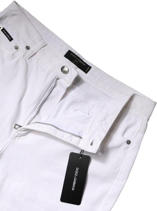 26FW 돌체앤가바나 데님 팬츠 9752481104158 WHITE - DOLCE & GABBANA