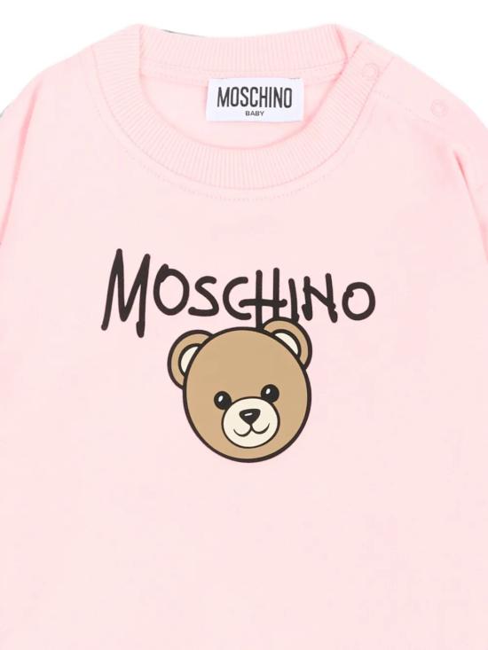 26FW [키즈] 모스키노 티셔츠 MUF06HLCA83 50209 Rosa - MOSCHINO