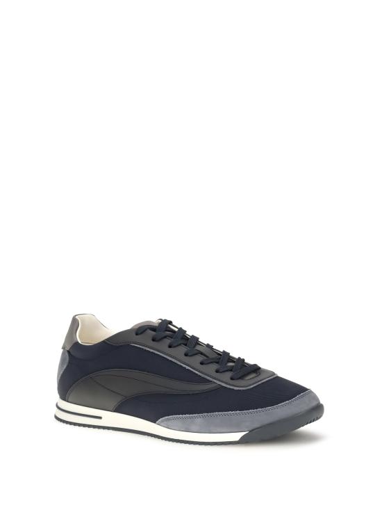 26FW 브루넬로 쿠치넬리 스니커즈 MZUGNIA357 CBJ62 BLUE - BRUNELLO CUCINELLI