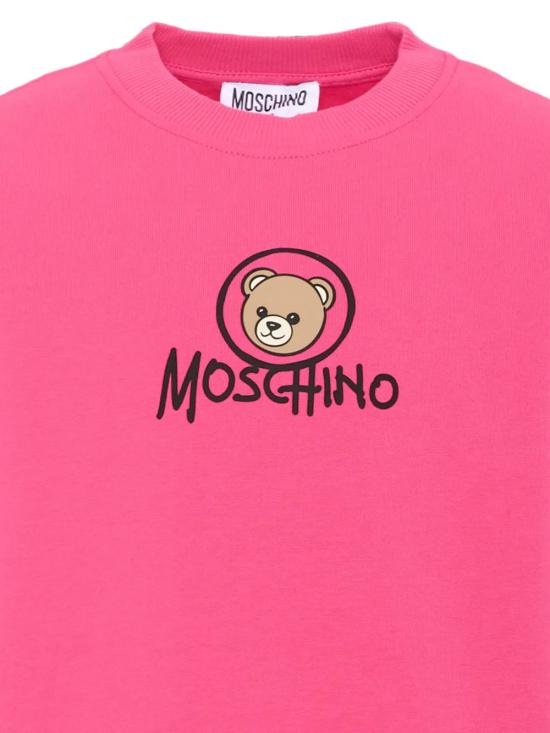 26FW [키즈] 모스키노 니트/스웻셔츠 HXF08VLCA83 51450 Fucsia - MOSCHINO