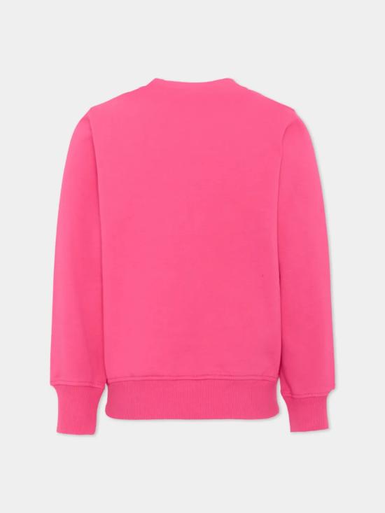 26FW [키즈] 모스키노 니트/스웻셔츠 HXF08VLCA83 51450 Fucsia - MOSCHINO
