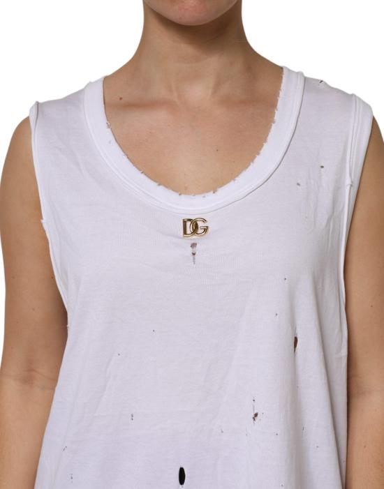 26FW 돌체앤가바나 탑 9785537921310 WHITE - DOLCE & GABBANA