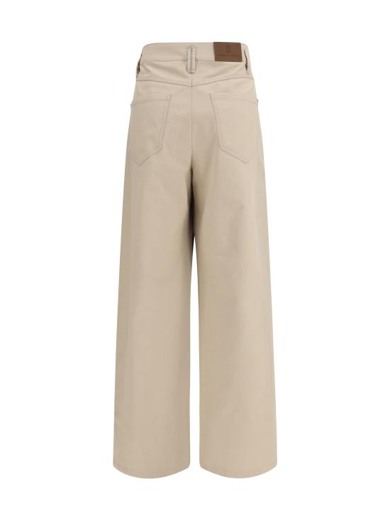 26SS 브루넬로 쿠치넬리 스트레이트 팬츠 ML115P9180 C9195 BEIGE - BRUNELLO CUCINELLI