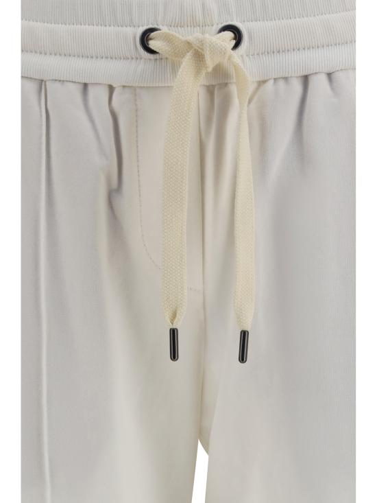26SS 브루넬로 쿠치넬리 스트레이트 팬츠 MH827FB799 C600 WHITE - BRUNELLO CUCINELLI