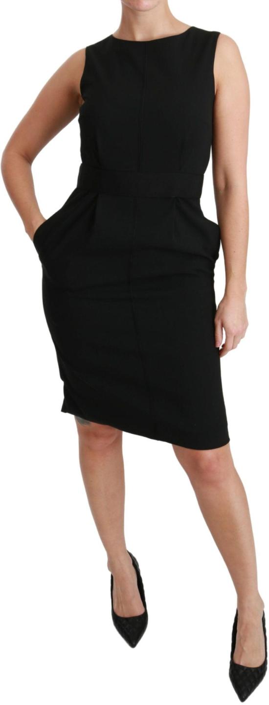 26FW 돌체앤가바나 미디 원피스 47949176635678 BLACK - DOLCE & GABBANA