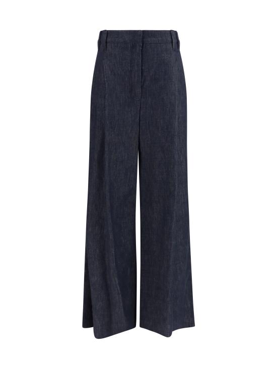 26SS 브루넬로 쿠치넬리 스트레이트 팬츠 MB125P5759 C001 BLUE