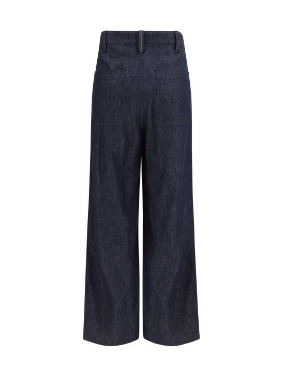 26SS 브루넬로 쿠치넬리 스트레이트 팬츠 MB125P5759 C001 BLUE - BRUNELLO CUCINELLI