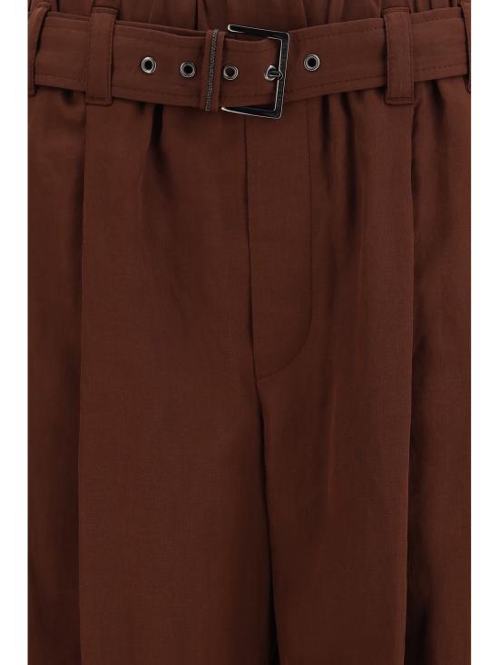26SS 브루넬로 쿠치넬리 스트레이트 팬츠 M0F91P8862 C9092 BROWN - BRUNELLO CUCINELLI