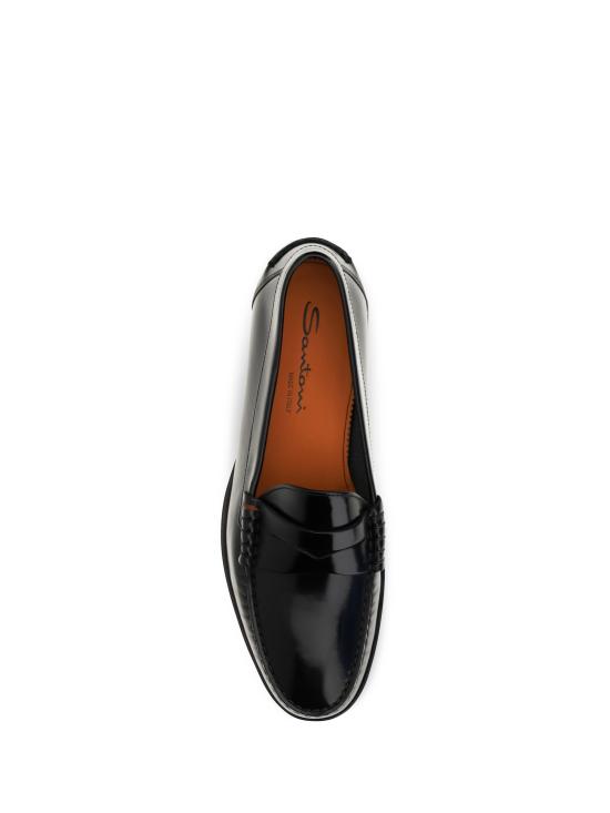 26FW 산토니 로퍼 MCQU18955JI6SNOV N01 BLACK - SANTONI